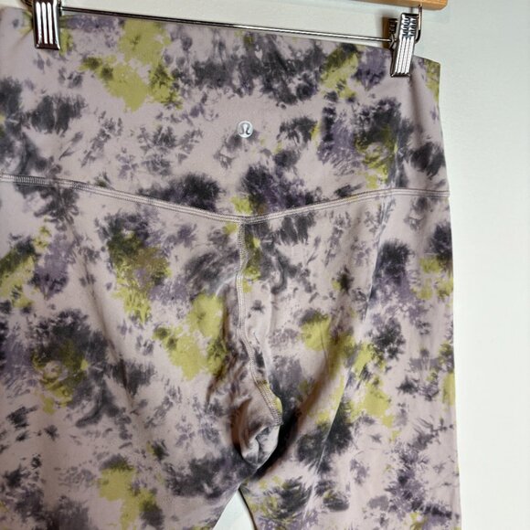 Lululemon Align High-Rise Crop 21" Radial Tie Dye Mauve Grey Multi - Picture 4 of 6
